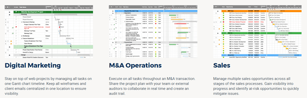 Smartsheet project view