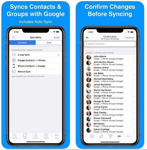 Contacts Sync Pro