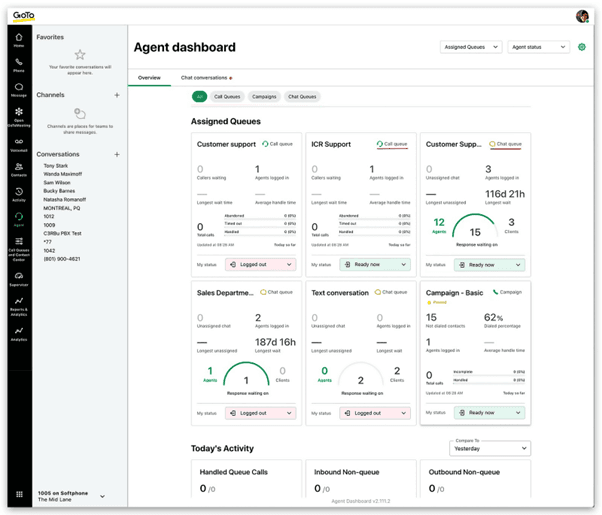 GoTo Contact Center agent overview